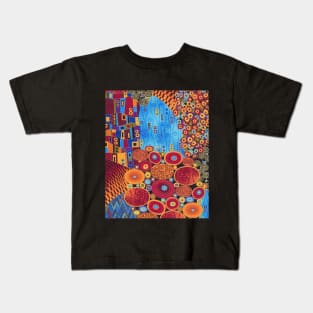 Gustav Klimt  - Pattern Kids T-Shirt